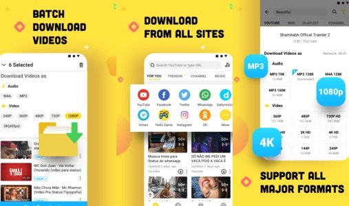  SnapTube Pro v7.50.1 直装 VIP 高级版 ——  油管/推特/TikTok 下载器 #SnapTube修改内容：