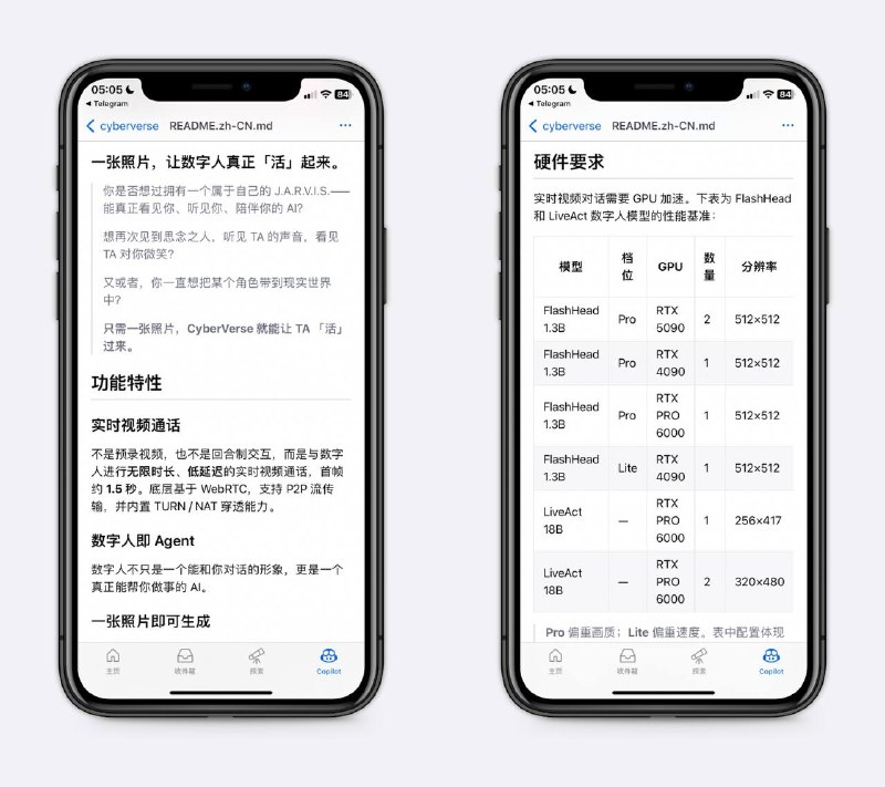 开源的数字人智能体平台丢给它一张照片，它就能跟你实时视频通话，模型自动生成实时面部动画、自然口型、连呼吸的轻微起伏都有，跟真人视频似的，还能帮你查资料、记东西、执行任务～🧘 网址: 资源链接 💞 感谢 [ 来自 匿名 供稿 ]💭 中文 | 💭 聊天 | 💭 投稿