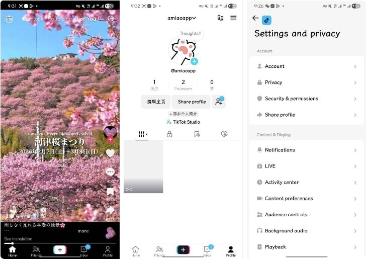 TikTok v45.1.0蓝色白金版 ，特别定制版，内置插件，无水印下载，不限地区，后台播放，可邮箱，谷歌登录